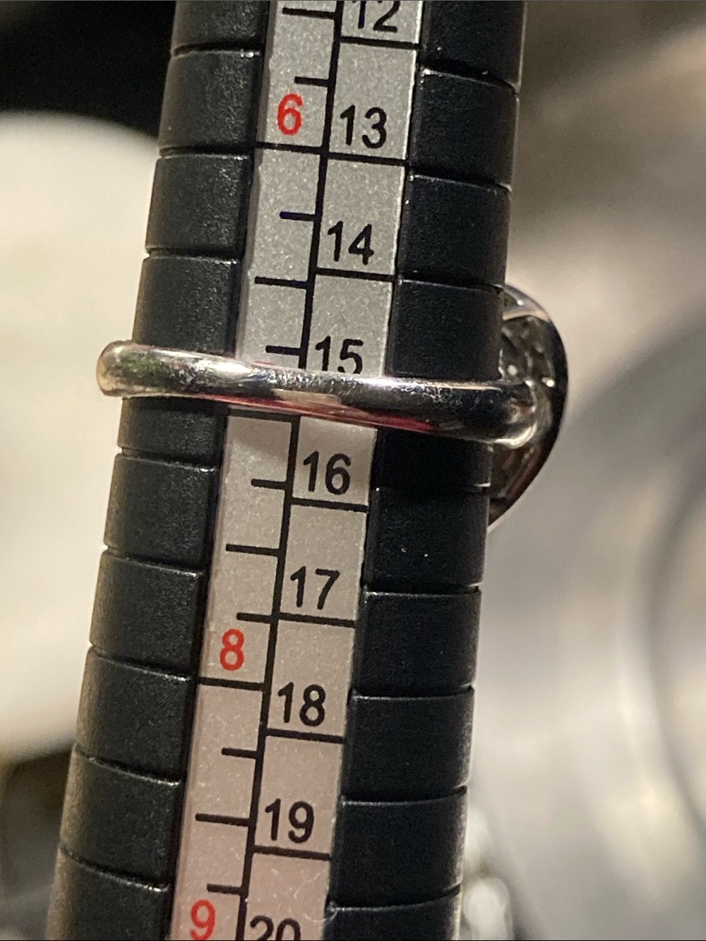 925 Silver CZ Heart Ring - Picture 10 of 11